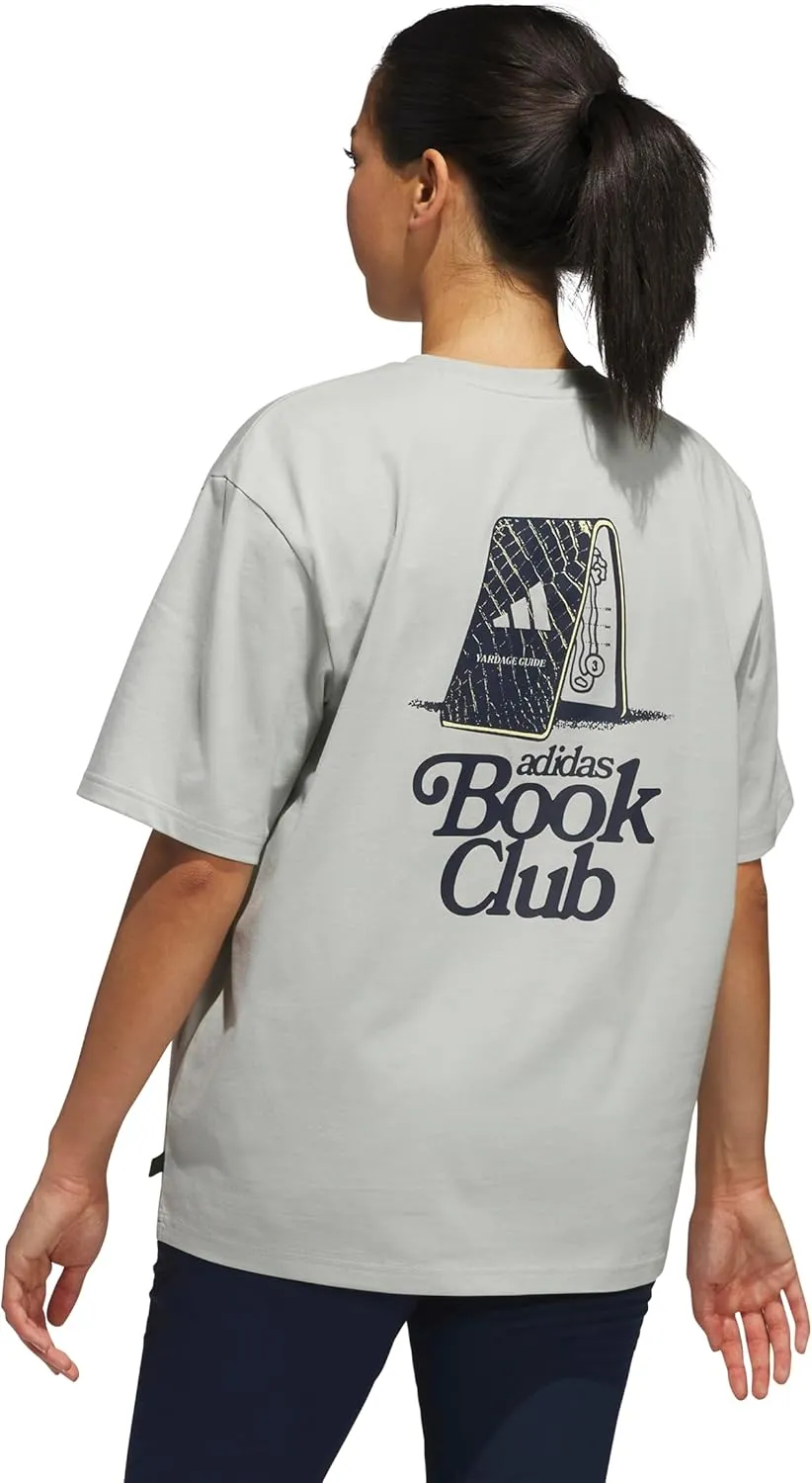 adidas Women's Golfbook Club Graphic Oversized T-Shirt