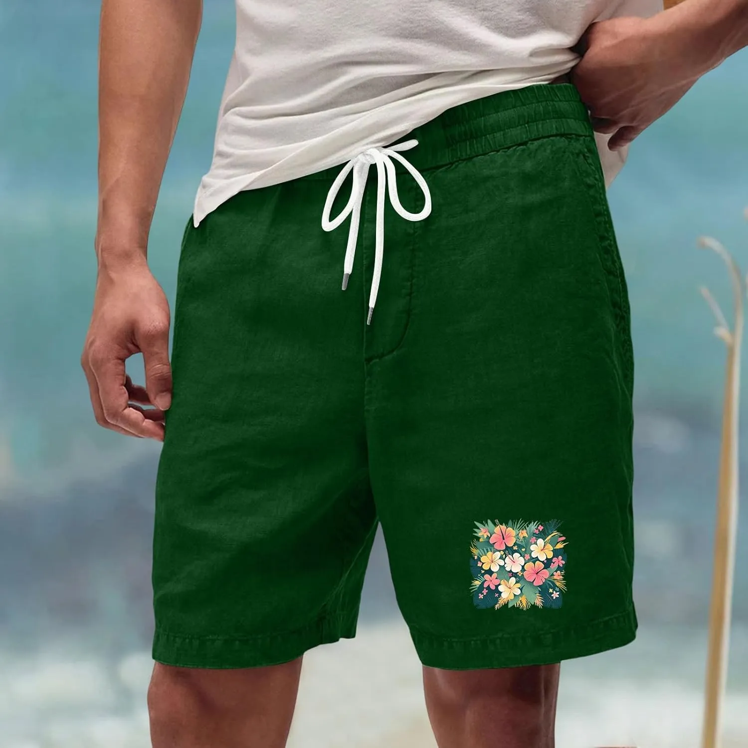 Athletic Shorts for Men Durability Loose Fit and Breathable Sports Shorts with Pocket 2025 Summer