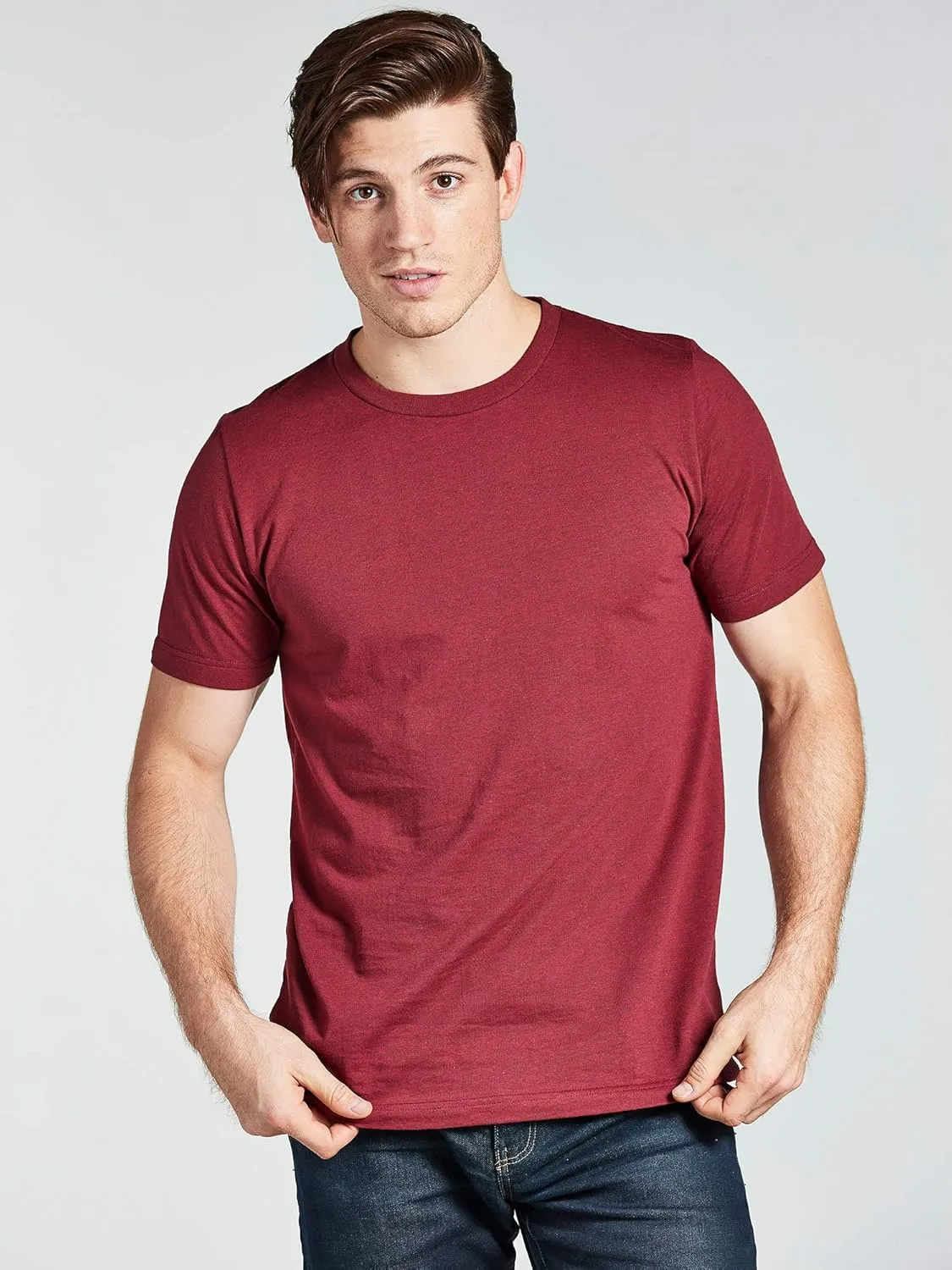 Bolter 4 Pack Men's Everyday Cotton Blend Short Sleeve T-Shirt