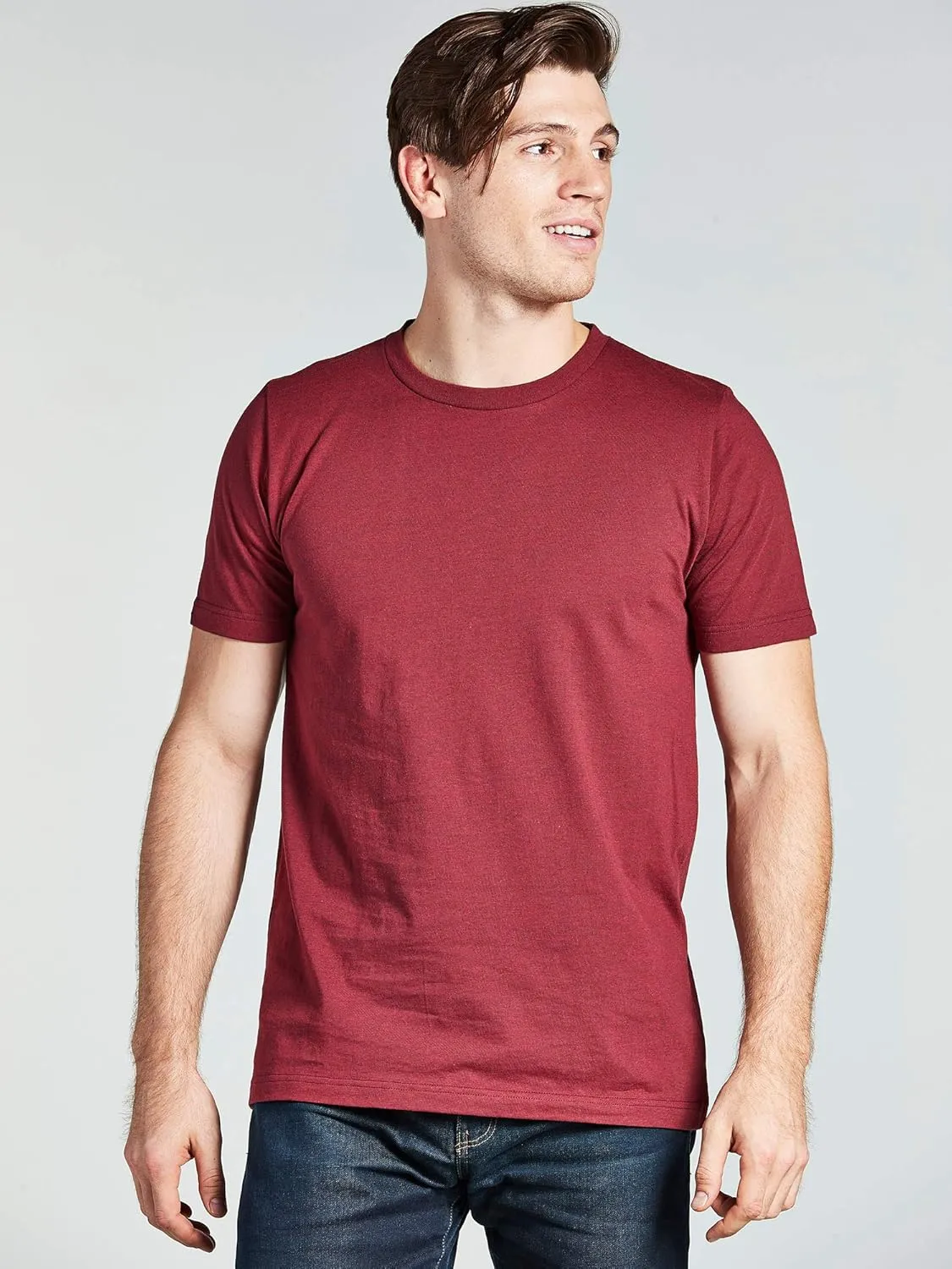 Bolter 4 Pack Men's Everyday Cotton Blend Short Sleeve T-Shirt