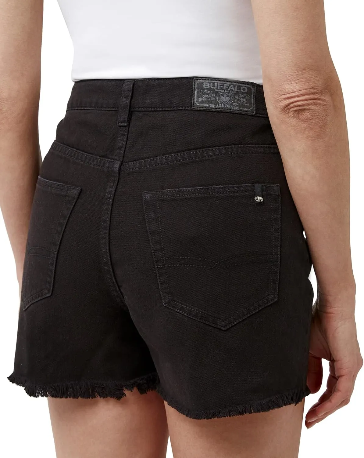 Buffalo David Bitton Women's Joanna Super High Rise Denim Shorts