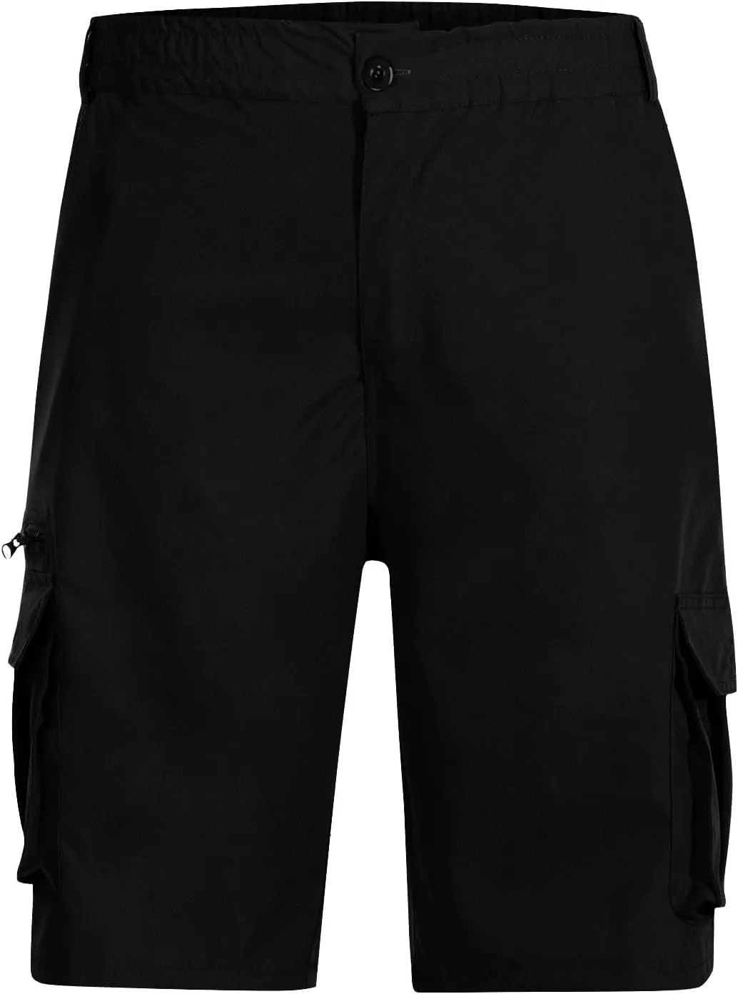 Cargo Shorts for Men Relaxed Lightweight Workout Shorts 2025 Summer Elastic Waist Zipper Golf Tactical SweatShorts