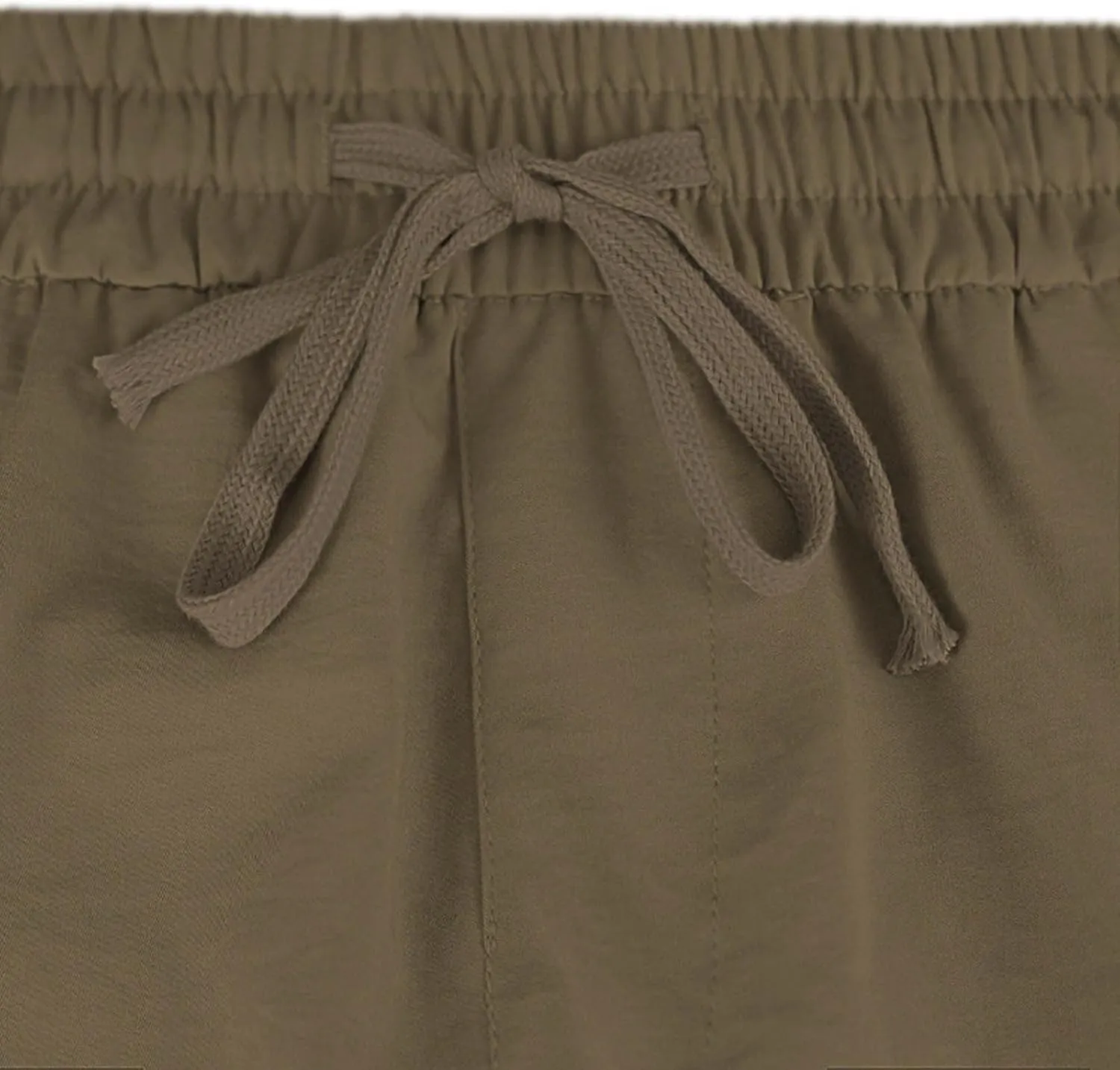 Cargo Shorts for Men Stretch Waist Drawstring Casual Chino Pant Outdoor Hiking Workout Lightweight Work Outfit Pocket
