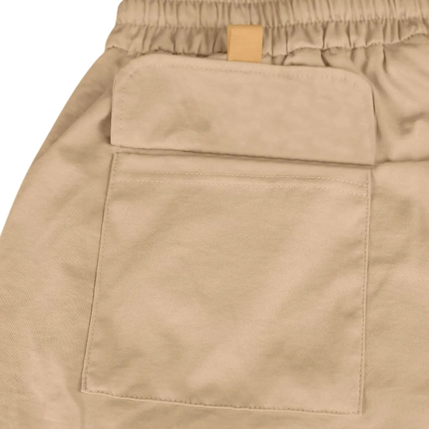 Cargo Shorts for Men Stretch Waist Drawstring Casual Chino Pant Outdoor Hiking Workout Lightweight Work Outfit Pocket