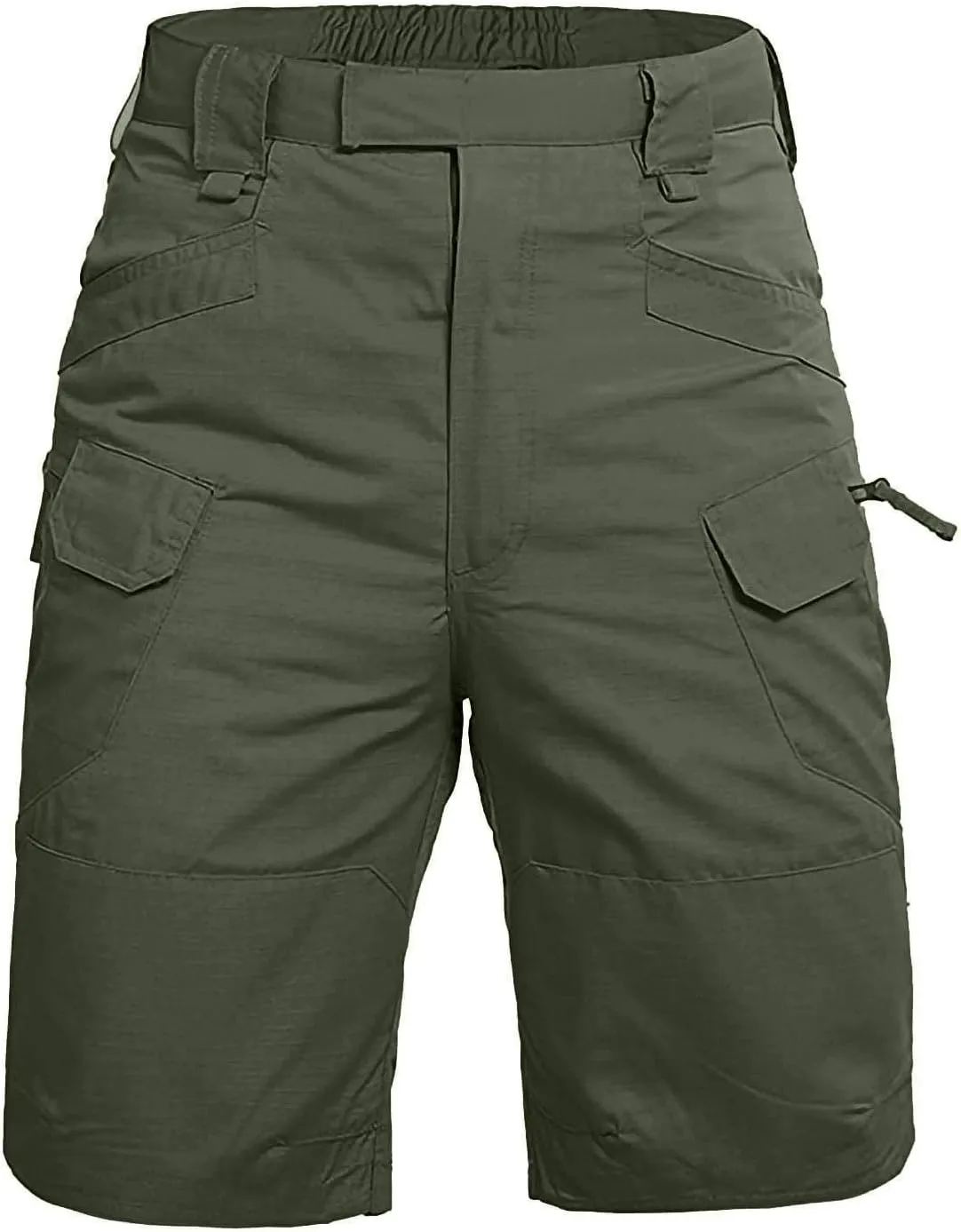 Cargo Shorts for Men Summer Outdoor Tactical Pants Solid/Patriotic Printed Military SweatShorts with Multi Pocket