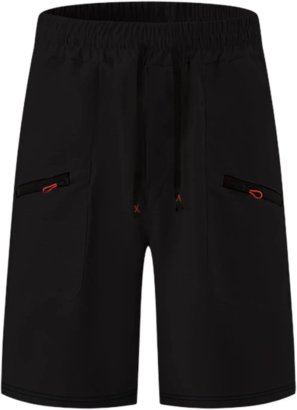 Cargo Shorts for Mens Outdoor Tactiacl Training Loose Fit Comfy Cool Summer Pants Waist Drawstring Shorts with Pocket