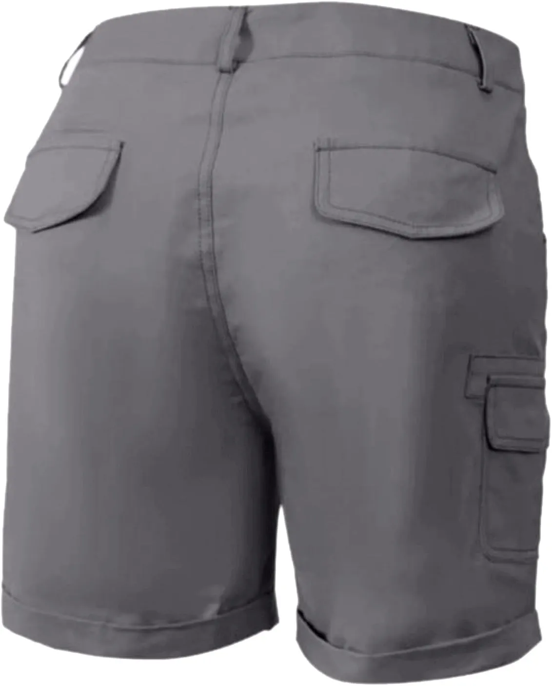 Cargo Shorts Women High Waisted Casual Pull On Hiking Shorts Lightweight Plus Size Summer Loose Fit Short Pants Clothes