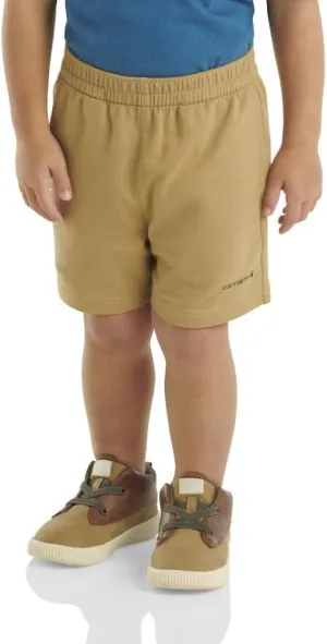 Carhartt Girls' Elastic Waistband French Terry Work Shorts