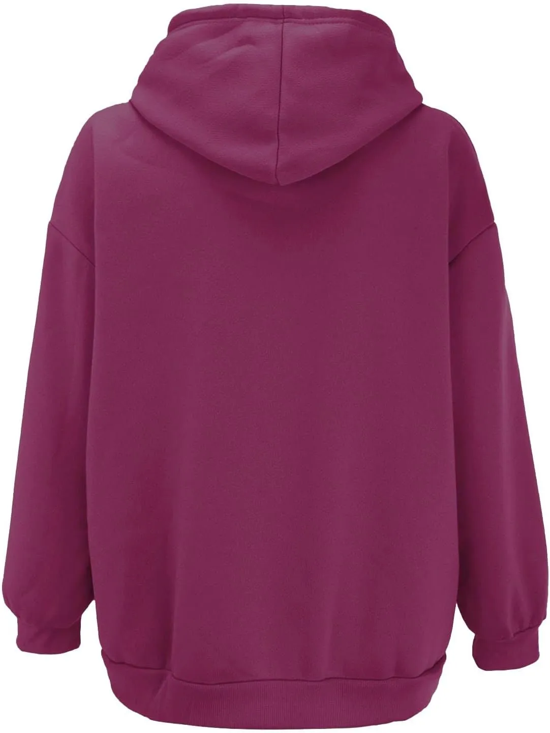 Casual Zip Up Hoodies for Women Long Sleeve Drawstring Oversized Sweatshirts Loose Fall Fashion Jackets with Pockets