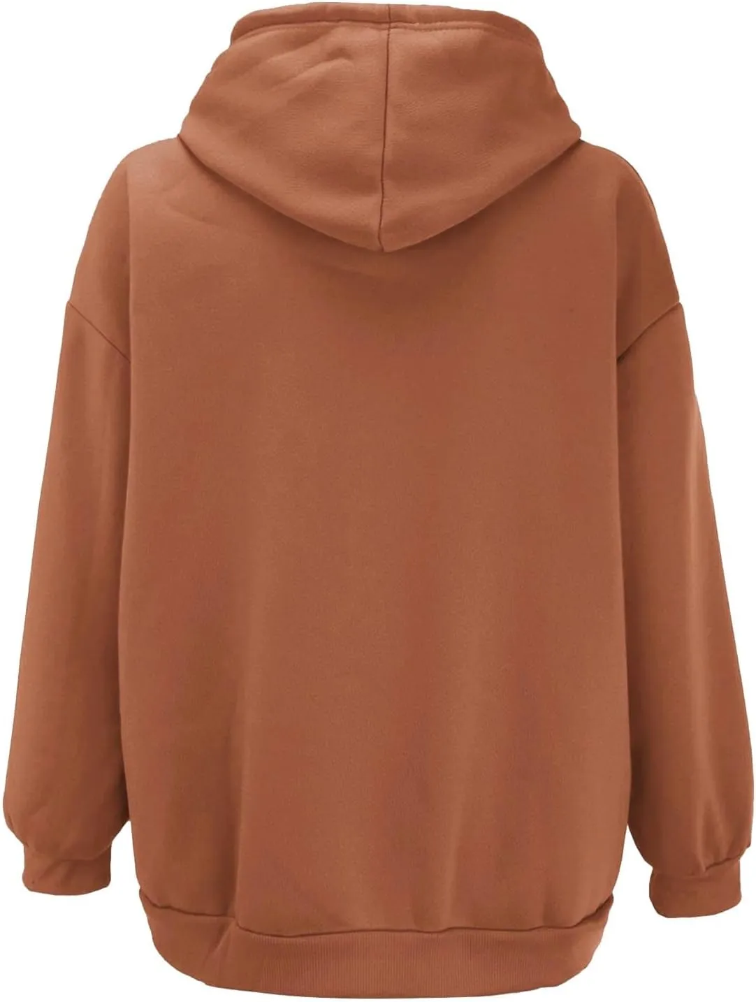 Casual Zip Up Hoodies for Women Long Sleeve Drawstring Oversized Sweatshirts Loose Fall Fashion Jackets with Pockets