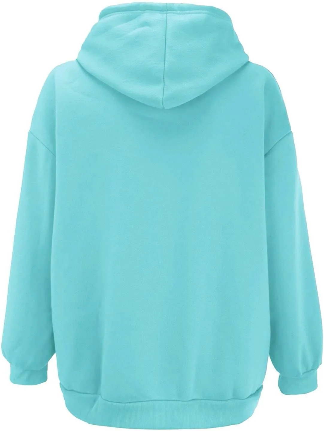 Casual Zip Up Hoodies for Women Long Sleeve Drawstring Oversized Sweatshirts Loose Fall Fashion Jackets with Pockets