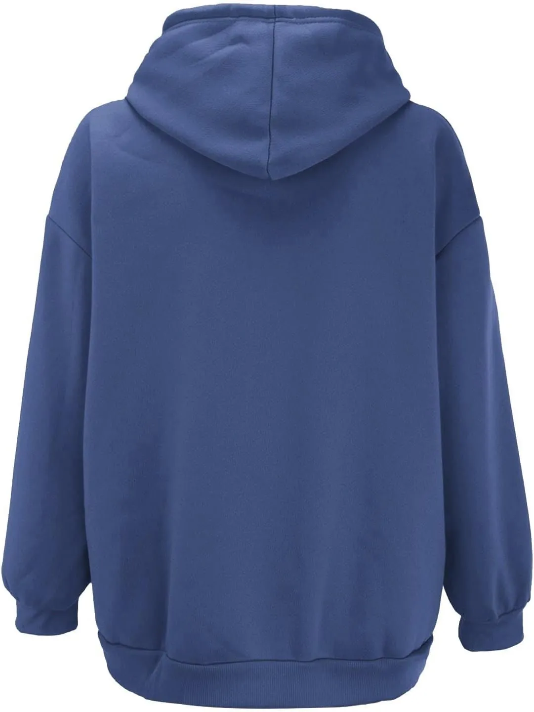 Casual Zip Up Hoodies for Women Long Sleeve Drawstring Oversized Sweatshirts Loose Fall Fashion Jackets with Pockets