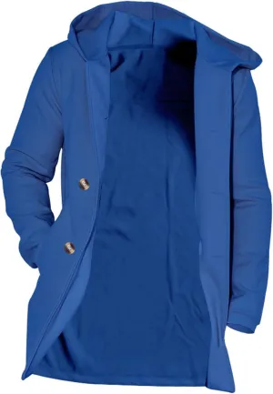 Coat For Men Solid Color Pockets Hooded Coat Men'S Thickened Coat Men'S Jacket Black Leather Trench Coat Men Mens