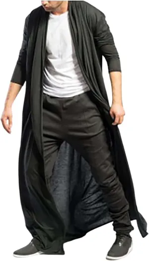 Coat For Men Solid Color Pockets Hooded Coat Men'S Thickened Coat Men'S Jacket Black Leather Trench Coat Men Mens