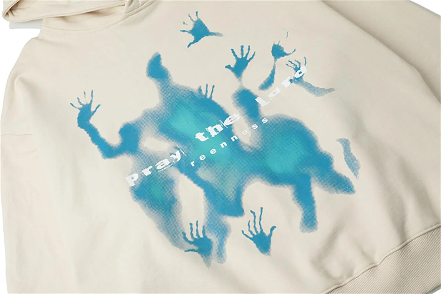 COOLMONAR Men's Vintage Oversized Star Graphic Print Hoodie Streetwear Zip-Up Hoodies Sweatshirt Casual Hooded