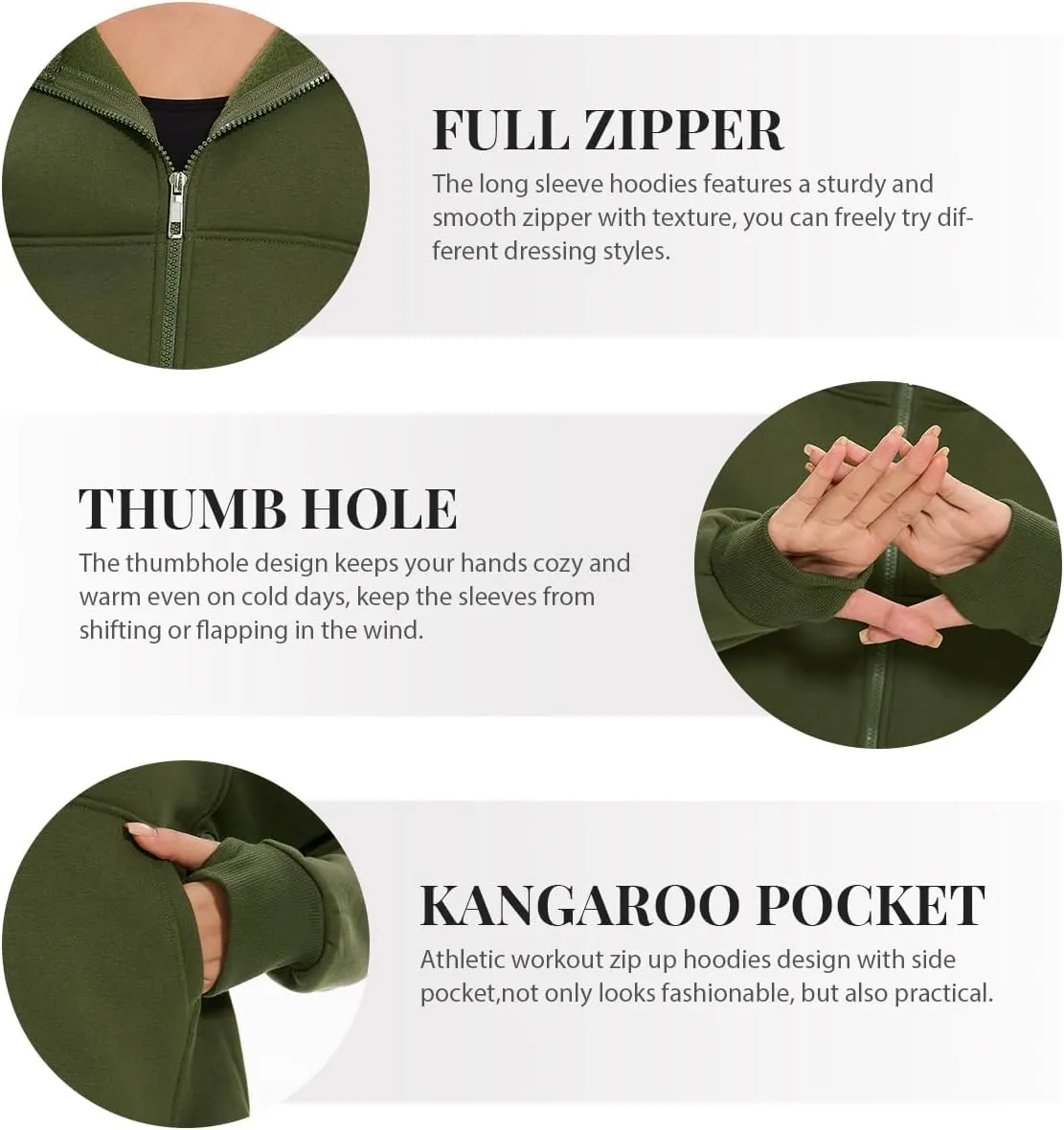 Cosy Pyro Womens Zip Up Hoodies Fleece Jackets Long Sleeve Sweatshirts Fall Fashion Outfits 2025
