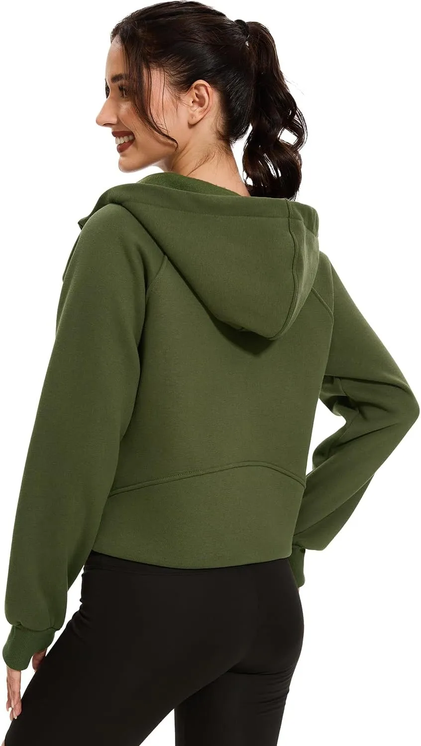 Cosy Pyro Womens Zip Up Hoodies Fleece Jackets Long Sleeve Sweatshirts Fall Fashion Outfits 2025