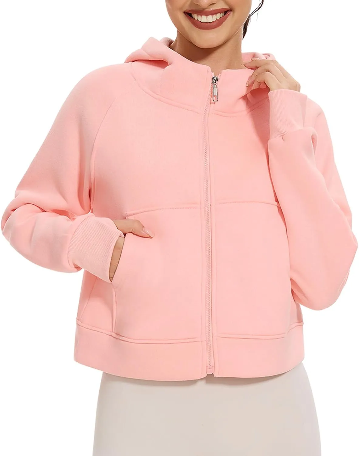 Cosy Pyro Womens Zip Up Hoodies Fleece Jackets Long Sleeve Sweatshirts Fall Fashion Outfits 2025