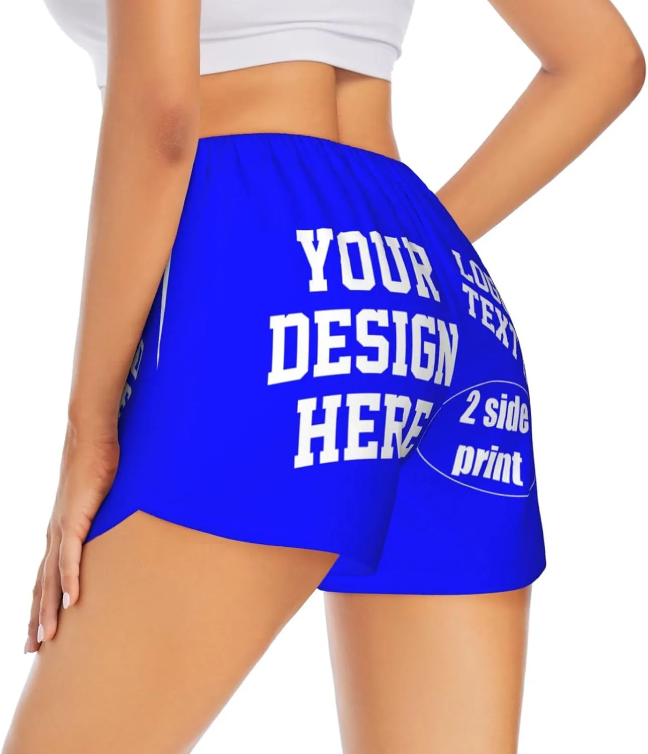 Custom Running Shorts Personalized Photos and Text for You Custom Yoga Shorts for Women Custom Sweat Shorts
