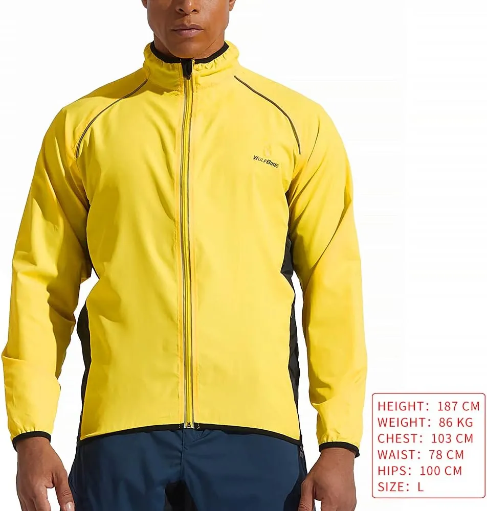 Cycling Jacket Jersey Vest Wind Coat Windbreaker Jacket Outdoor Sportswear