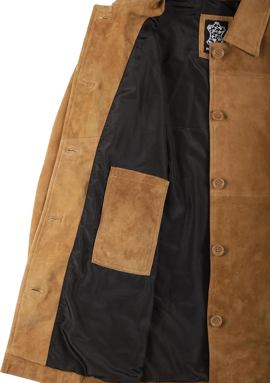 Decrum Leather Coats for Women - Carcoat Style Winter Fashion Womens Long Leather Jackets