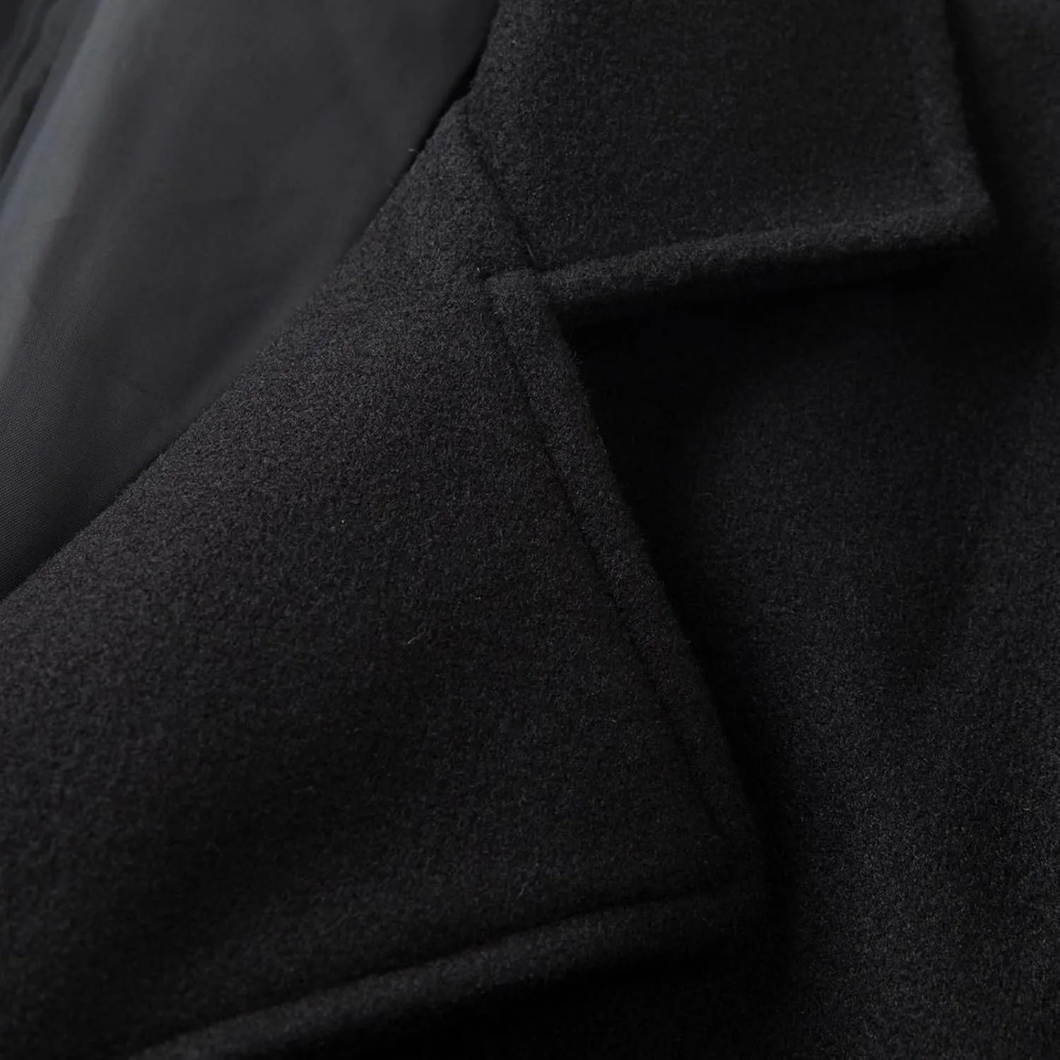Dgoopd Trench Coat Men Long Double Breasted Coat Notch Lapel Jacket Wool Blend Peacoat Plus Size Overcoat Fall Winter Coats