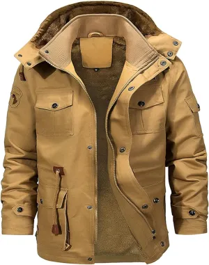 DuDubaby Men's Autumn Winter Vintage Turn-Down Collar Solid Imitation Leather Coat Top