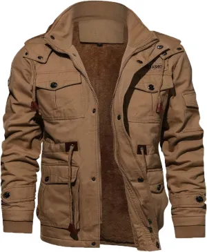 DuDubaby Men's Autumn Winter Vintage Turn-Down Collar Solid Imitation Leather Coat Top