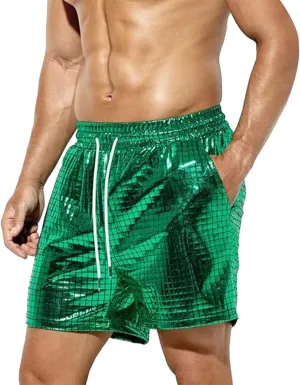 Fashion Shorts for Mens Plaid Bright Lederhosen Drawstring Casual Pants Relaxed Fit Lightweight Vacation Beach Shorts