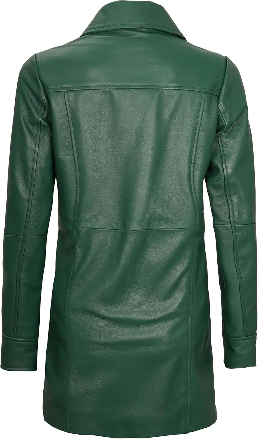 fjackets Real Leather Jacket Women - Lambskin Long Coats For Women - Stylish Soft Women's Trench Coats