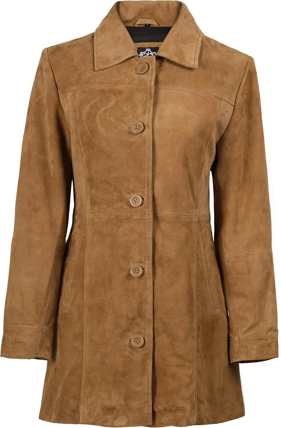 fjackets Real Leather Jacket Women - Lambskin Long Coats For Women - Stylish Soft Women's Trench Coats