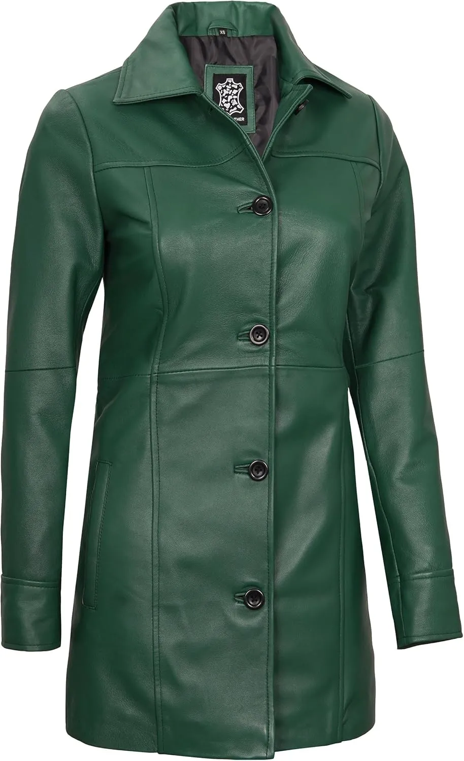 fjackets Real Leather Jacket Women - Lambskin Long Coats For Women - Stylish Soft Women's Trench Coats