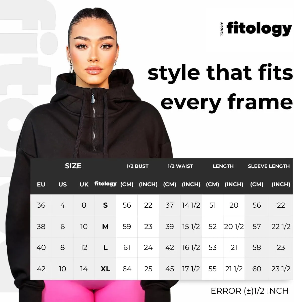 French Terry Cropped Zip Up Hoodies Sweatshirt for Women Half Zip Pullover Sweater Hoodie Workout Jacket