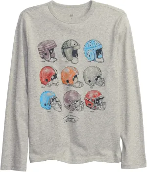 GAP Boys' Long Sleeve Graphic Tee T-Shirt