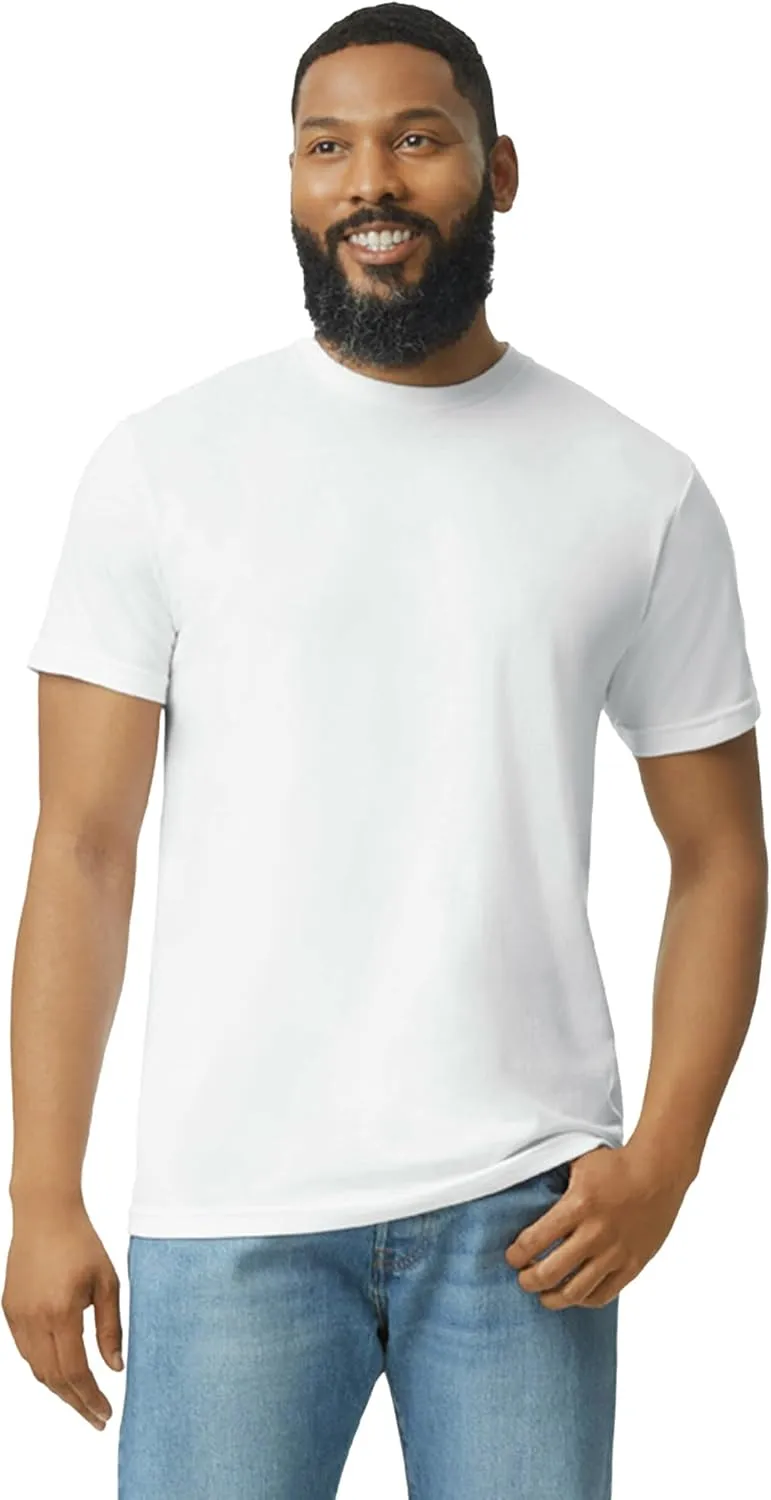 Gildan Adult Softstyle CVC Short Sleeve T-Shirt, Style G67000/G64000CVC, Multipack