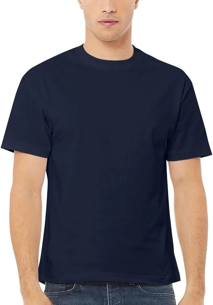 Go2 Men's Heavyweight Cotton Short Sleeve T-Shirt, Made in USA