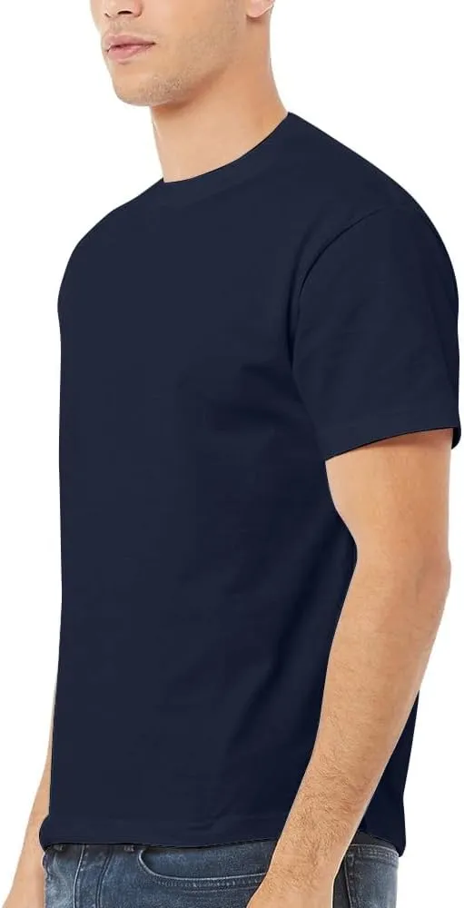 Go2 Men's Heavyweight Cotton Short Sleeve T-Shirt, Made in USA