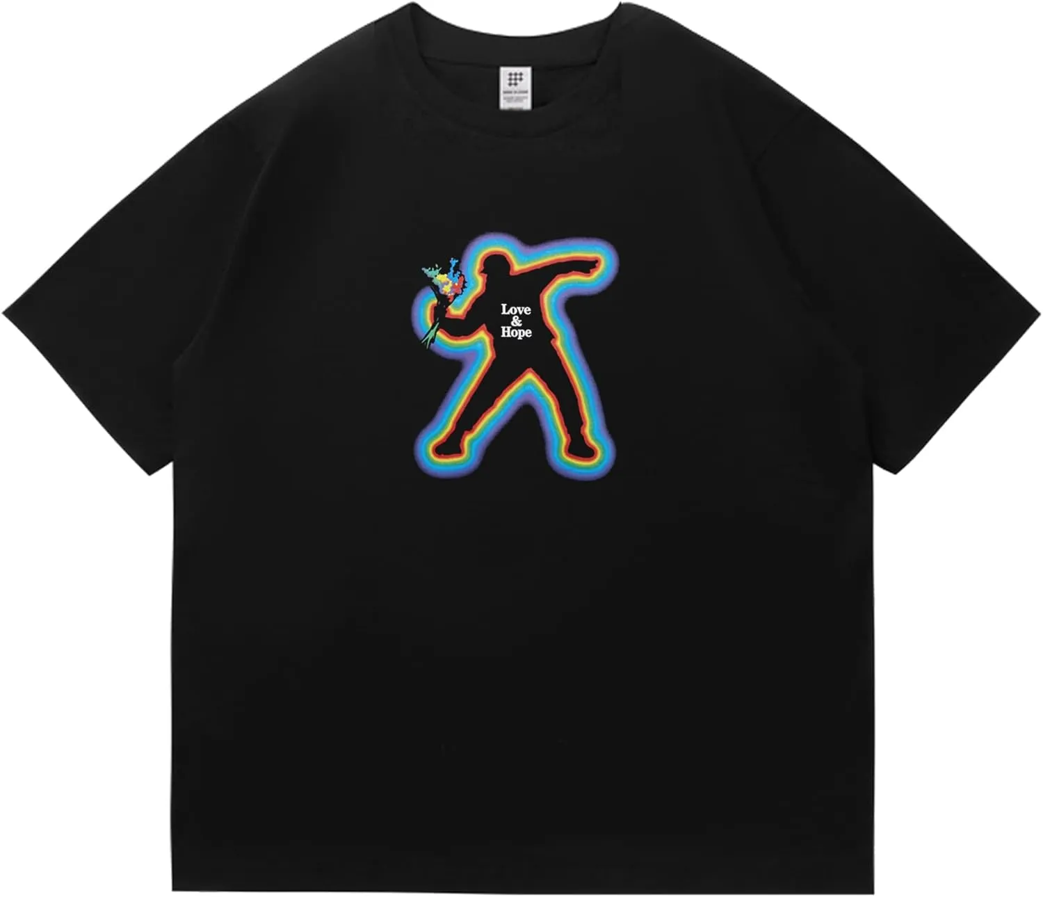 Graphic Tees Men, Vintage Y2K Printed T-Shirt, Summer Unisex Crew Neck Cotton Tops, Casual Shirt for Men, Women