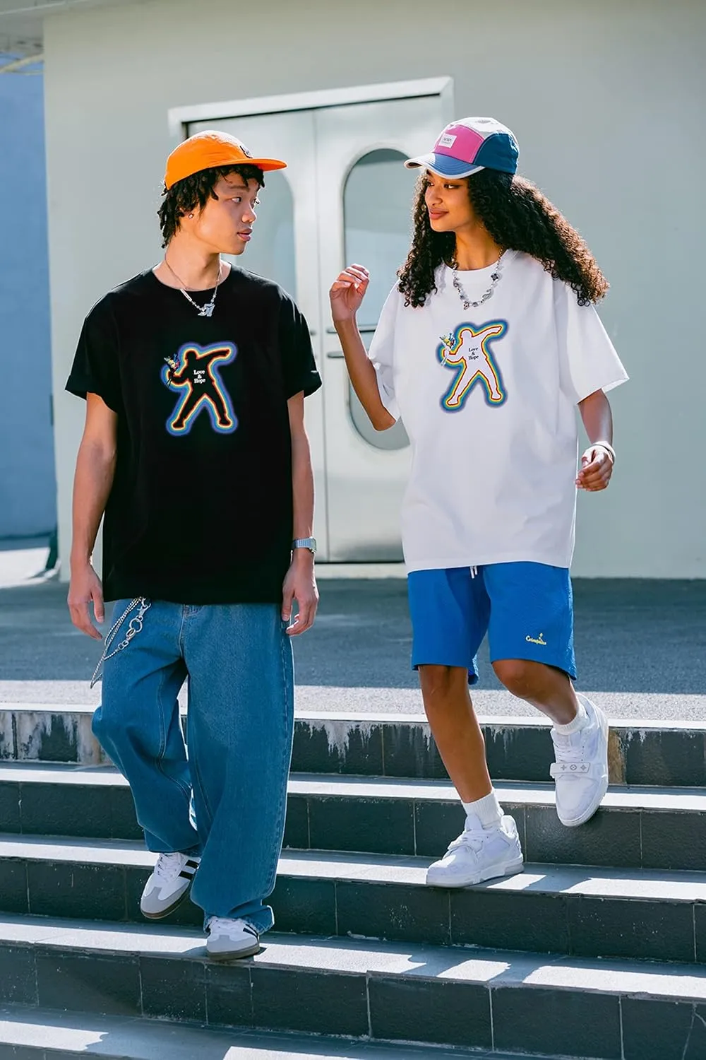 Graphic Tees Men, Vintage Y2K Printed T-Shirt, Summer Unisex Crew Neck Cotton Tops, Casual Shirt for Men, Women