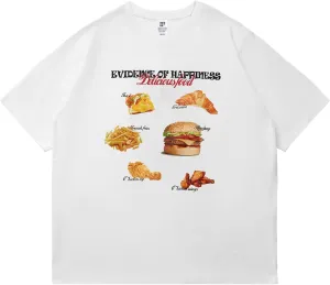Graphic Tees Men, Vintage Y2K Printed T-Shirt, Summer Unisex Crew Neck Cotton Tops, Casual Shirt for Men, Women