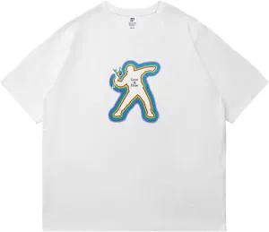 Graphic Tees Men, Vintage Y2K Printed T-Shirt, Summer Unisex Crew Neck Cotton Tops, Casual Shirt for Men, Women