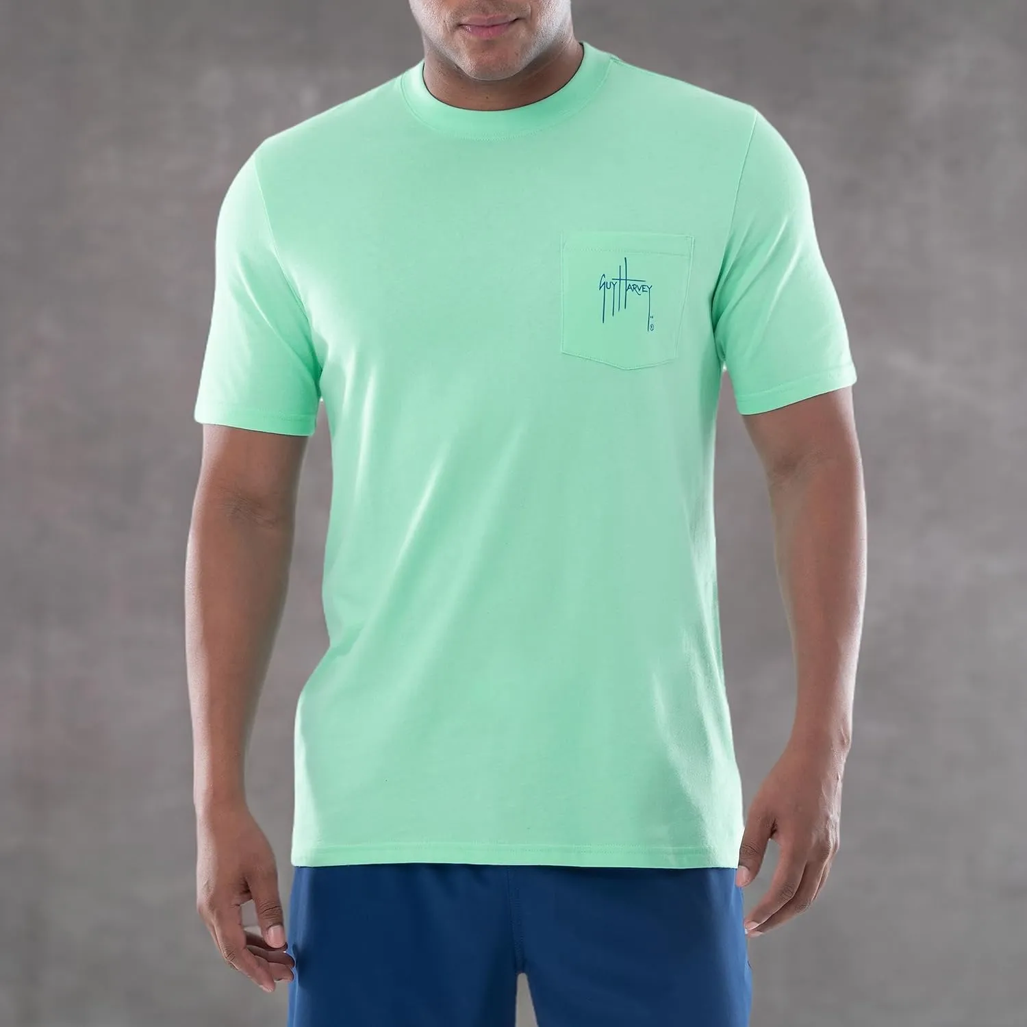 Guy Harvey Men’s Billfish Collection Short Sleeve Pocket T-Shirt