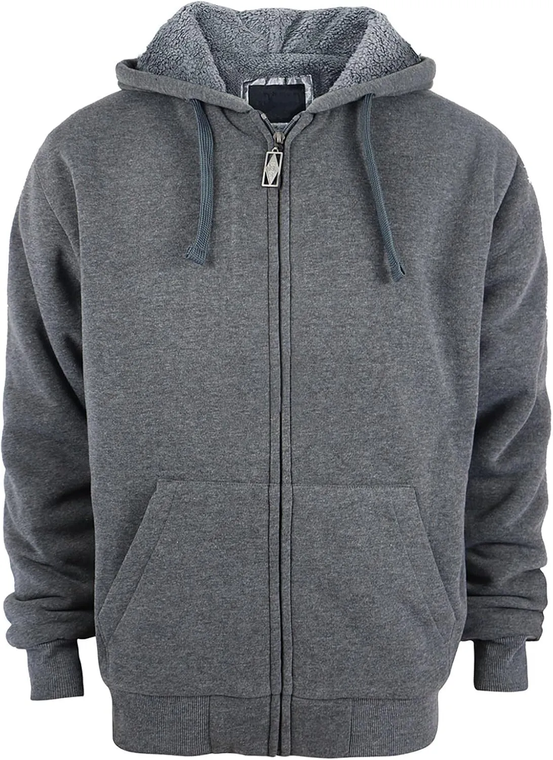 Heavy Thick Flannel Plaid Jacket Sherpa Fleece Lined Hoodies for Men Zip Up Winter Warm Coat Buffalo Zipper Sweatshirt