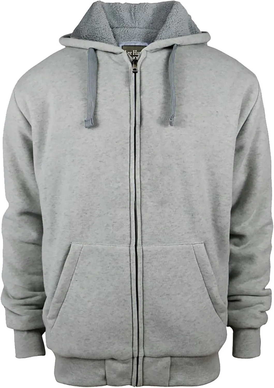 Heavy Thick Flannel Plaid Jacket Sherpa Fleece Lined Hoodies for Men Zip Up Winter Warm Coat Buffalo Zipper Sweatshirt