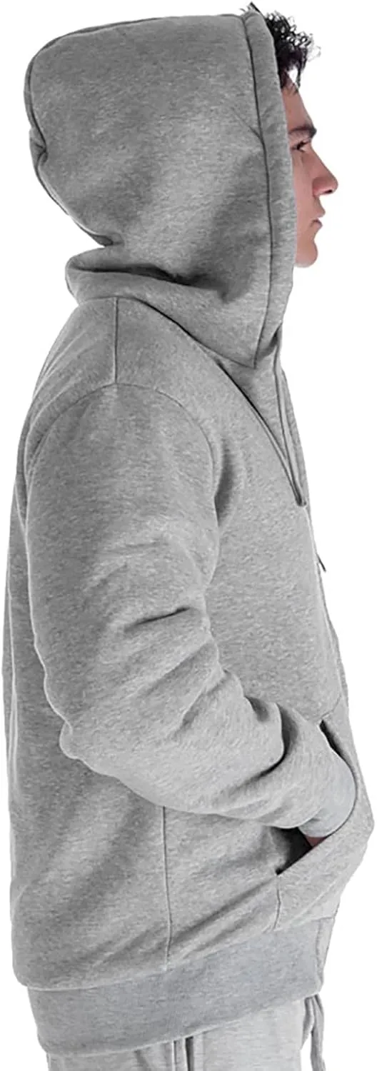 Heavy Thick Flannel Plaid Jacket Sherpa Fleece Lined Hoodies for Men Zip Up Winter Warm Coat Buffalo Zipper Sweatshirt