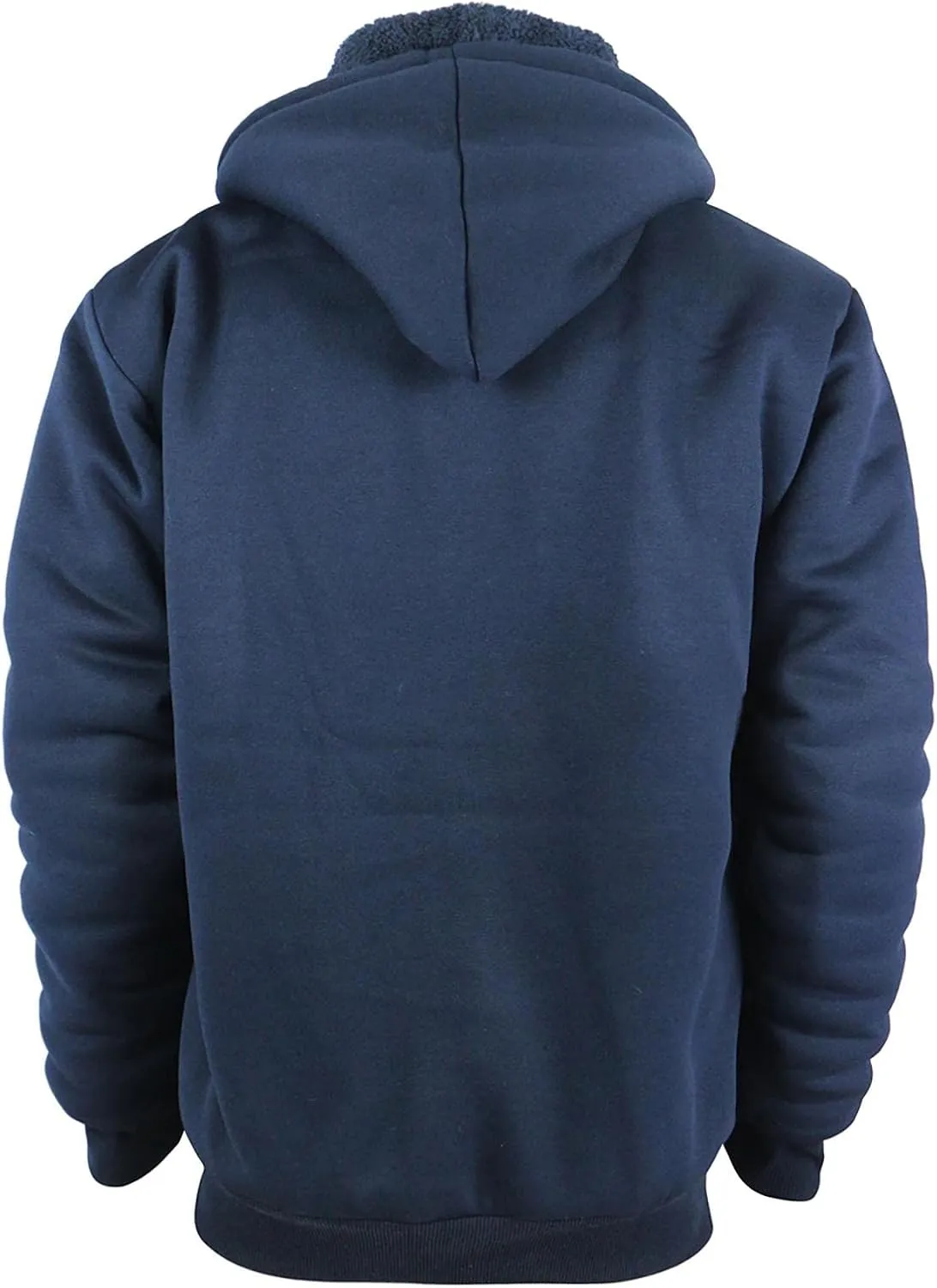 Heavy Thick Flannel Plaid Jacket Sherpa Fleece Lined Hoodies for Men Zip Up Winter Warm Coat Buffalo Zipper Sweatshirt