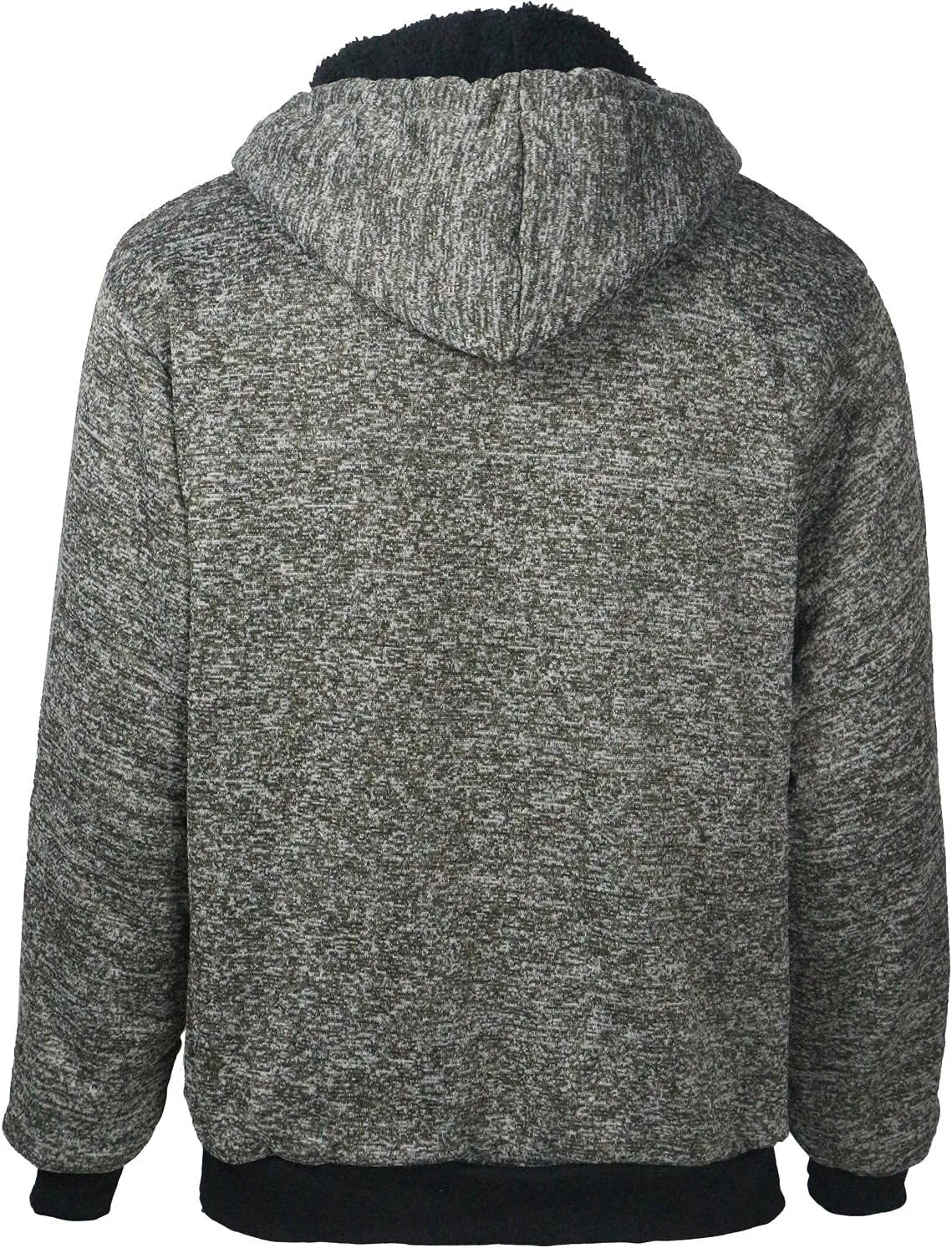 Heavy Thick Flannel Plaid Jacket Sherpa Fleece Lined Hoodies for Men Zip Up Winter Warm Coat Buffalo Zipper Sweatshirt