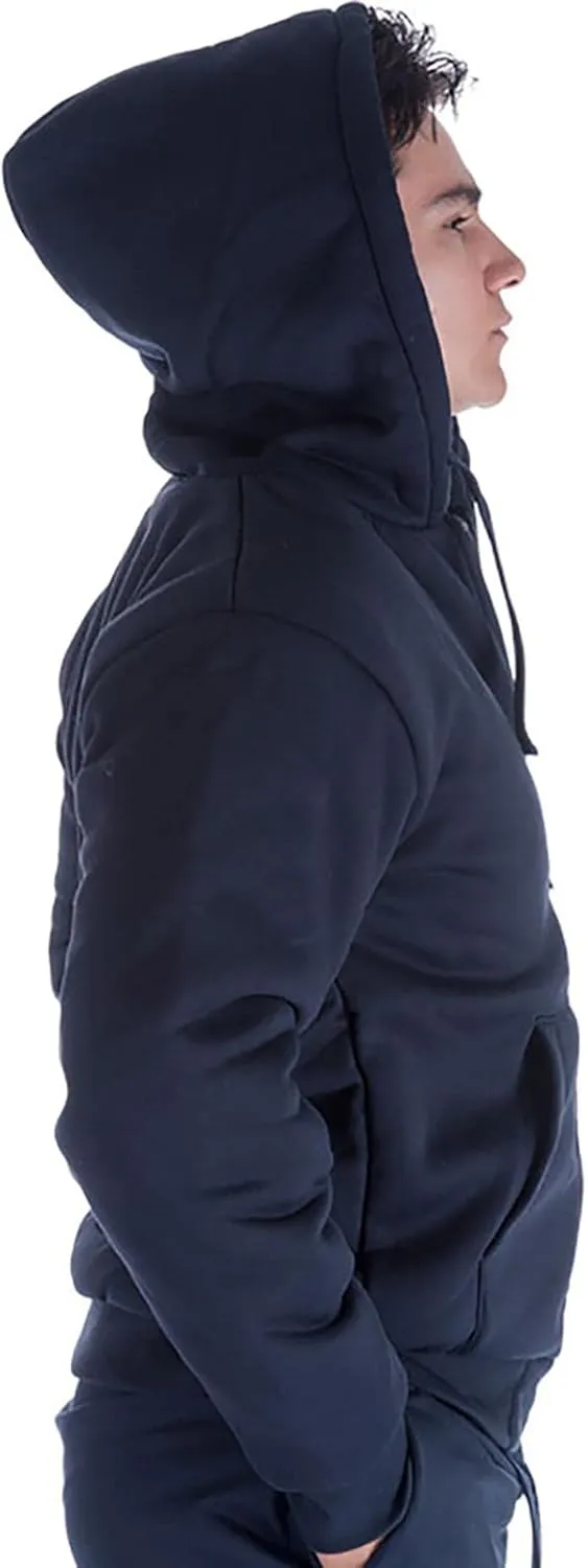 Heavy Thick Flannel Plaid Jacket Sherpa Fleece Lined Hoodies for Men Zip Up Winter Warm Coat Buffalo Zipper Sweatshirt