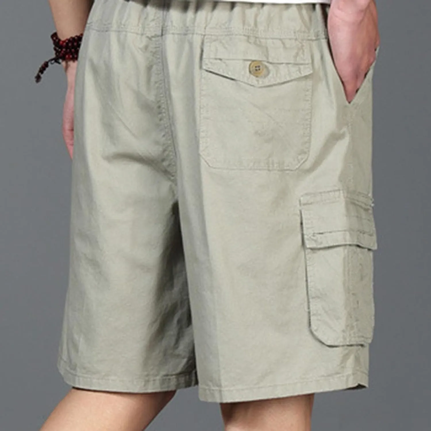 Hiking Cargo Shorts for Men Casual Loose Fit Quick Dry Shorts for Fishing Athletic Running Workout Gym