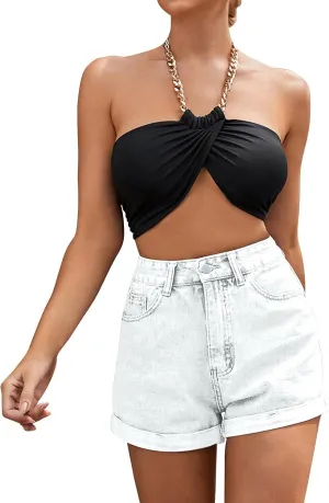 Jean Shorts Womens High Waisted Summer Denim Shorts Casual Baggy Hot Jorts Folded Hem Curvy Jeans Short with Pockets
